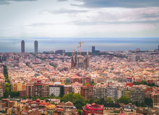 barcelona skyline buildings