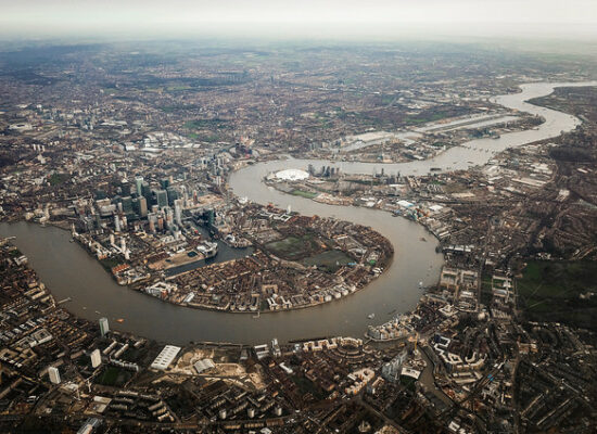 london from the air